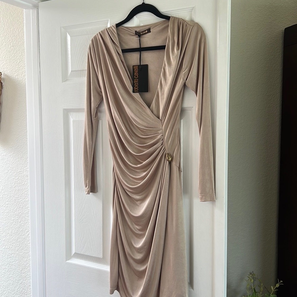 Tags still on V-neck sexy Roberto Cavalli size 4